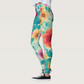 Leggings à motifs floraux (Gauche)