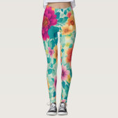 Leggings à motifs floraux (Devant)
