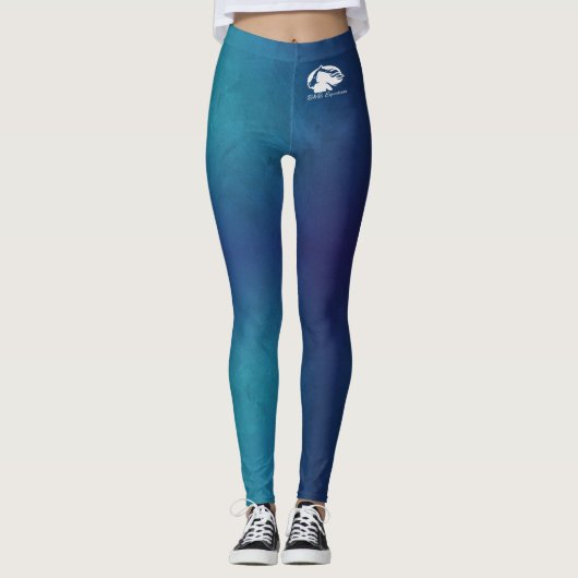 Leggings à motifs - Logo blanc (Devant)