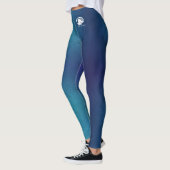 Leggings à motifs - Logo blanc (Gauche)