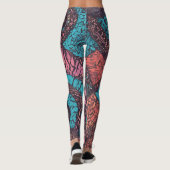 Leggings à motifs multicolores (Dos)