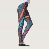 Leggings à motifs multicolores (Droite)