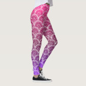 Leggings à paille rose et violet (Droite)