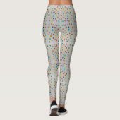 Leggings à petits cœurs aquarelle (Dos)