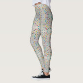 Leggings à petits cœurs aquarelle (Gauche)