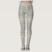 Leggings à petits cœurs aquarelle (Devant)