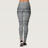 Leggings À petits pois ovaux multicolores (Dos)