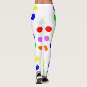 Leggings à points arc-en-ciel (Dos)