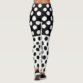 Leggings à points noirs et blancs - Choisir les co (Dos)