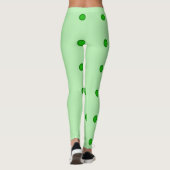Leggings à points verts (Dos)