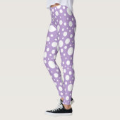 Leggings à points violets (Gauche)