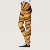 Leggings à rayures de tigre amusants et rapides (Gauche)