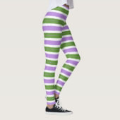Leggings à rayures étroites drapeau genderqueer (Droite)