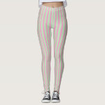 Leggings à rayures roses et vertes<br><div class="desc">leggings à rayures roses et vertes pour l'usure extérieure ou l'athlétisme qui rend vos jambes plus longues</div>