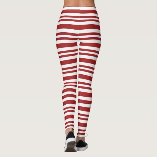 leggings à rayures rouges (Dos)