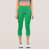 Leggings à rayures vertes - Gras & Design (Recto)
