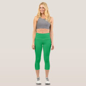 Leggings à rayures vertes - Gras & Design (Recto)