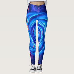 Leggings à spirales cosmiques Vibes Galactiques