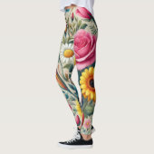 Leggings A Symphony of Blooms (Gauche)