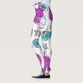 Leggings A Trendy Colourful Design  (Gauche)