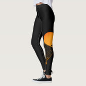 Leggings aan boord "Parachutiste" zwart/Oranje (Links)