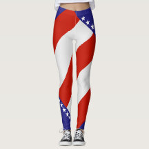 leggings-aangepaste kleuren van de Amerikaanse vla