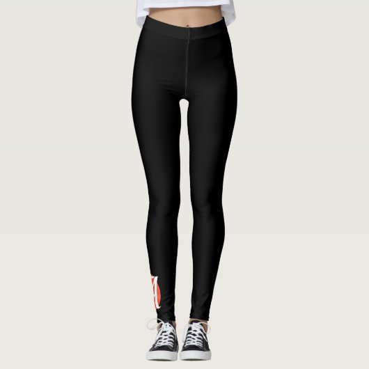 Leggings AANPASBAAR INITIALEN (Voorkant)