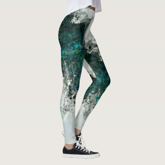 Leggings Abalone Shell Pearl et Argent 1 (Droite)