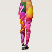 Leggings Abee en effervescence sur la conception de la fleu (Dos)