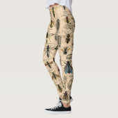 Leggings Abeille Insecte Bug Wasp Histoire naturelle abeill (Gauche)