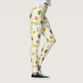 Leggings Abeille mignonne aux Casquettes bleus (Droite)