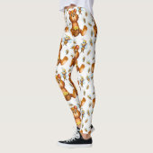 Leggings Abeilles Volantes Avec Un Ours De Miel (Gauche)