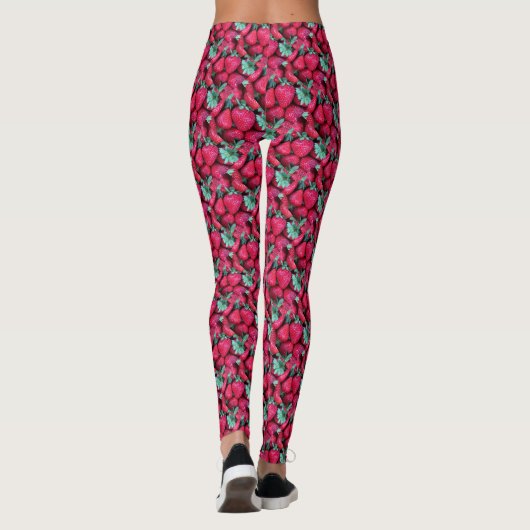 Leggings ABL - 140 - fraise - guêtres (Dos)