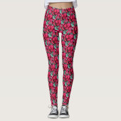Leggings ABL - 140 - fraise - guêtres (Devant)