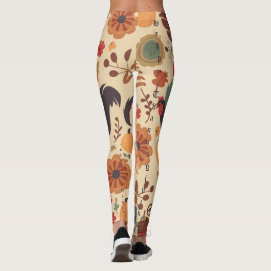Leggings Abondance d'automne (Dos)