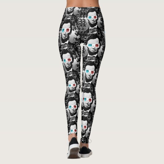 Leggings Abraham Lincoln - 3D (Dos)