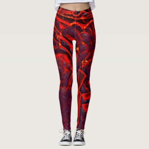 Leggings Abrosse à flamme