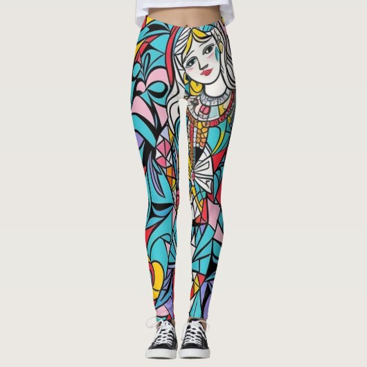 Leggings abstract (Devant)