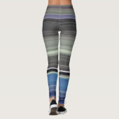 Leggings Abstract #1: Blue and grey (Dos)