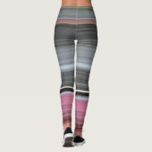 Leggings Abstract #1: Rose et grey (Dos)