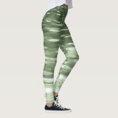 Leggings Abstract #3: Olive green blur (Droite)