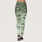 Leggings Abstract #3: Olive green blur (Dos)