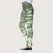 Leggings Abstract #3: Olive green blur (Gauche)