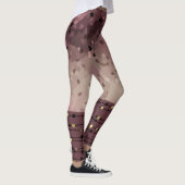 Leggings Abstract, brown, rose, rose (Droite)