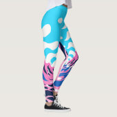 Leggings Abstract Dream Wave – Vibrant Surreal Flow (Droite)