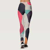 Leggings Abstract Dream Wave – Vibrant Surreal Flow (Dos)