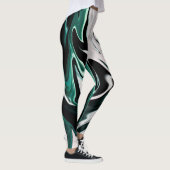 Leggings Abstract elegant fluide marble liquide (Droite)