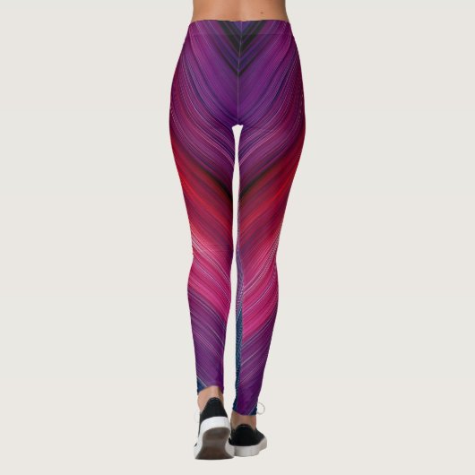 Leggings Abstract Gradient Pattern | Chevron Line (Dos)