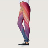 Leggings Abstract Gradient Pattern | Chevron Line (Gauche)