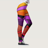 Leggings Abstract moderne geometric shapes triorange (Droite)